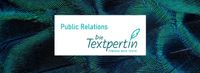 Die Grafik zeigt den Public-Relations-Service der Textpertin.