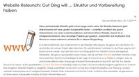 Blogbeitrag über das Vorgehen beim Website-Relaunch